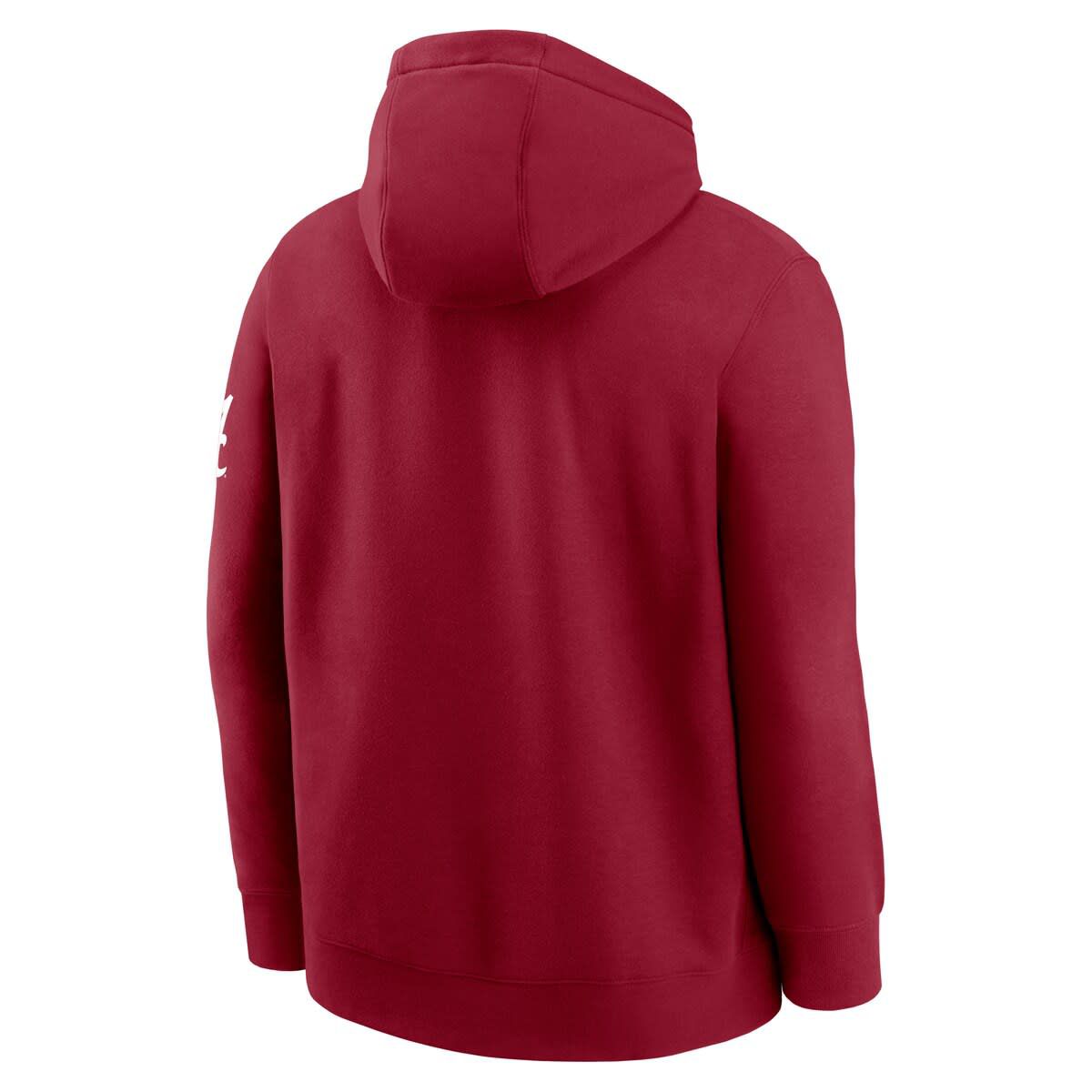Alabama Crimson Tide NCAA Nike Alabama Tide Nickname Club Fleece Pullover Hoodie