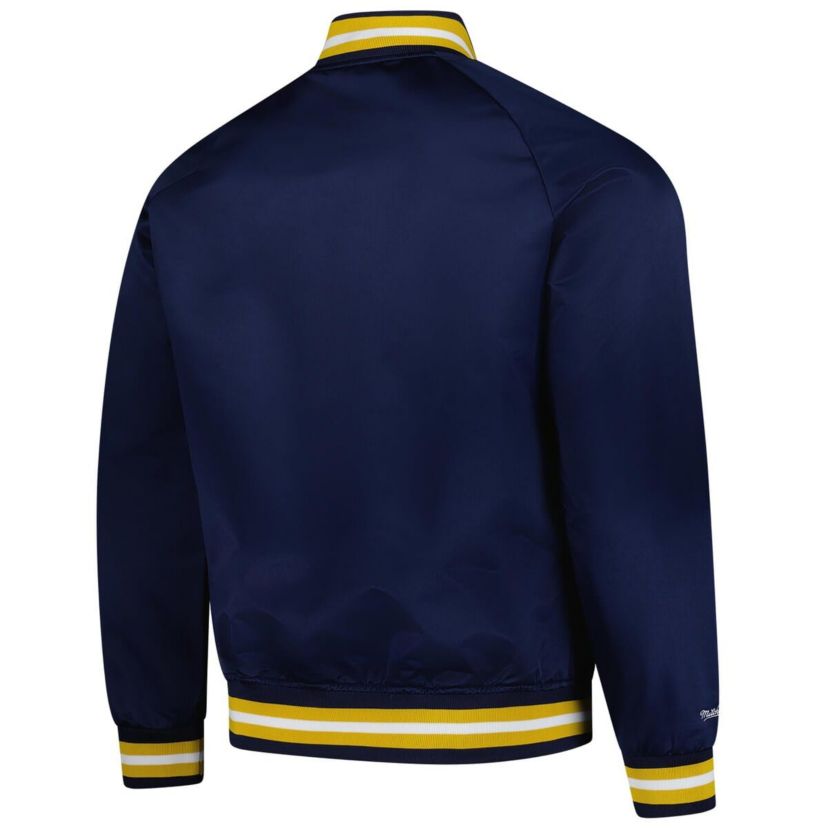 NCAA Notre Dame Fighting Irish Lightweight Current Logo Satin Full-Snap Jacket