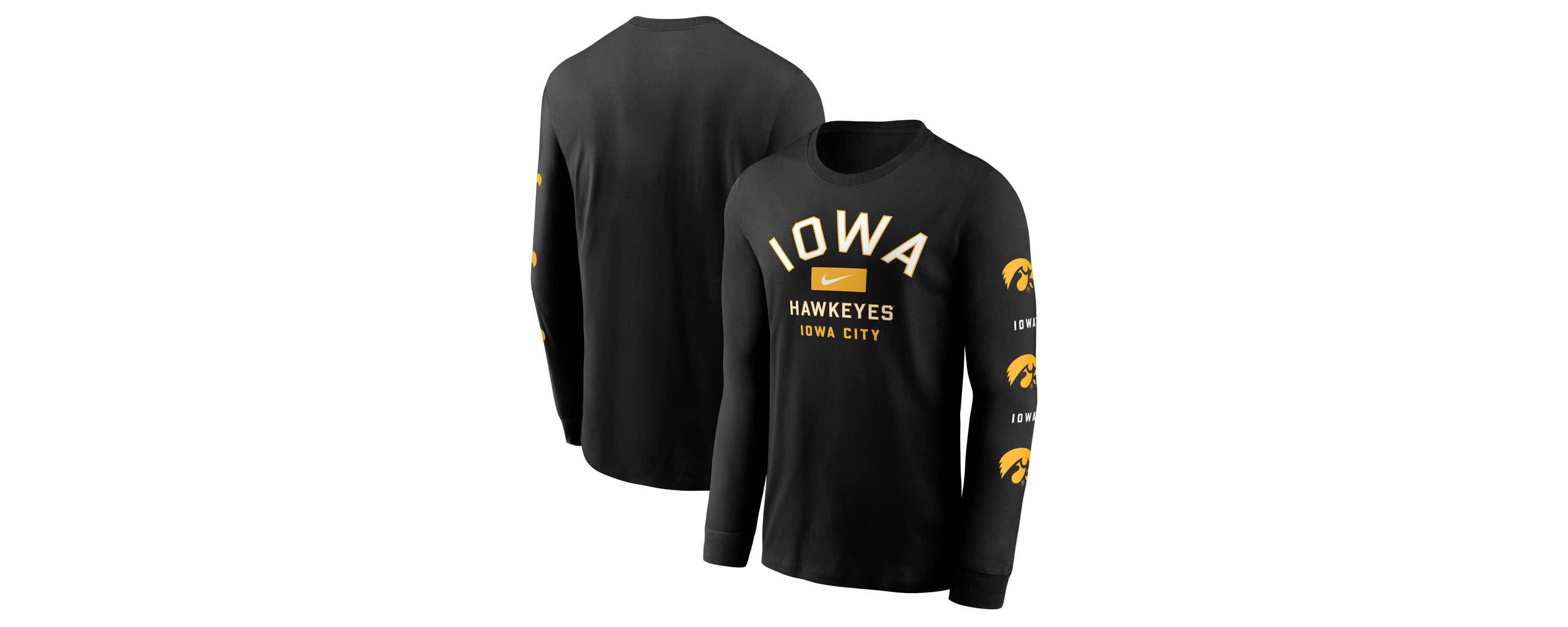 NCAA Nike Iowa Hawkeyes Classic Location Long Sleeve T-Shirt