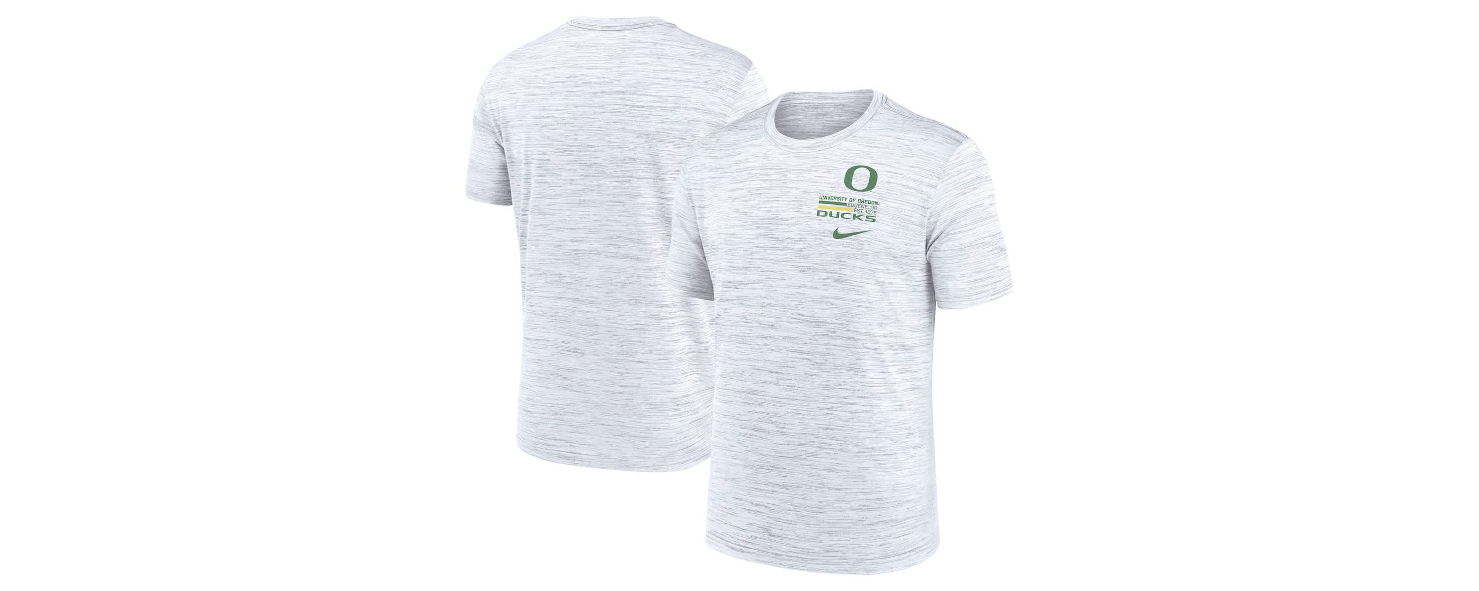 NCAA Nike Oregon Ducks Velocity Stacked Dri-FIT T-Shirt