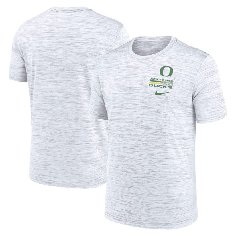 NCAA Nike Oregon Ducks Velocity Stacked Dri-FIT T-Shirt