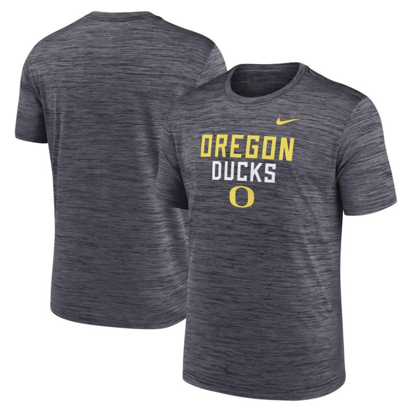 NCAA Nike Oregon Ducks Campus Center Stack Velocity Dri-FIT T-Shirt