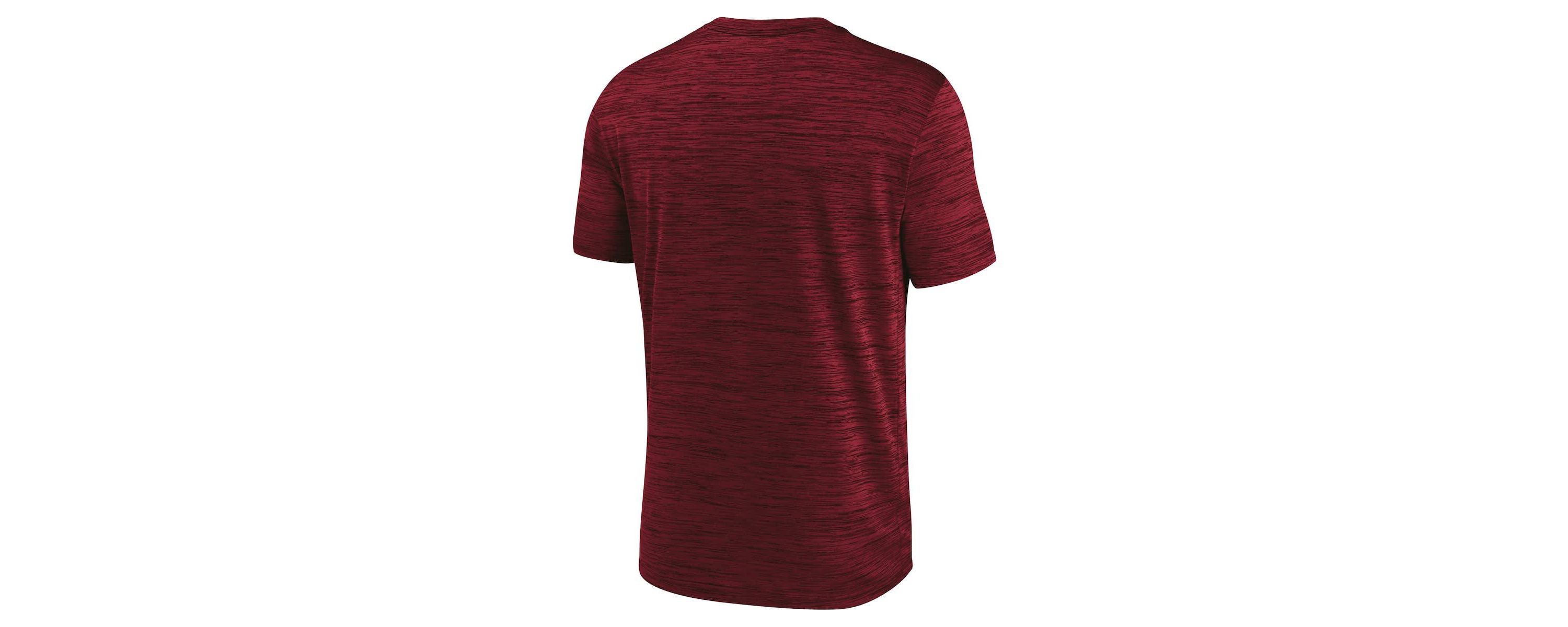 Alabama Crimson Tide NCAA Nike Alabama Tide Campus Center Stack Velocity Dri-FIT T-Shirt
