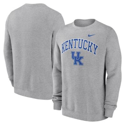 Men's NCAA Nike Kentucky Wildcats Arch Pullover Sweatshirt, Gray, XL
