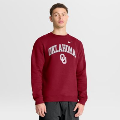 Men's NCAA Nike Oklahoma Sooners Arch Pullover Sweatshirt