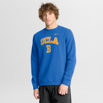 Men's NCAA Nike UCLA Bruins Arch Pullover Sweatshirt, Blue, Medium