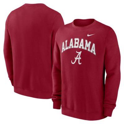 Men's Alabama Crimson Tide NCAA Nike Alabama Tide Arch Pullover Sweatshirt, 2XL