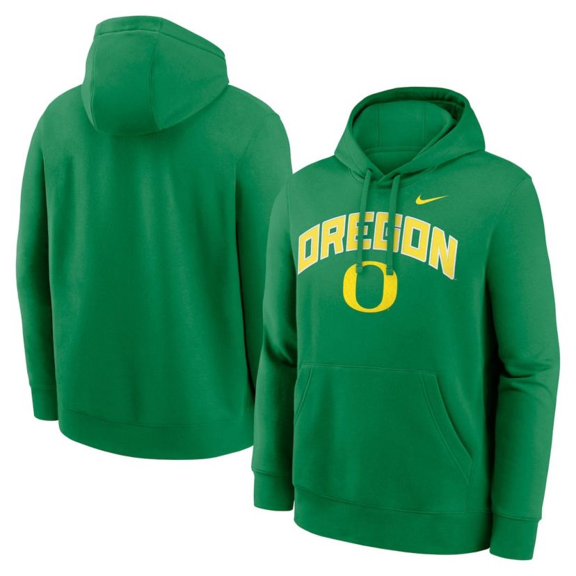 NCAA Nike Oregon Ducks Club Fleece Arch Pullover Hoodie