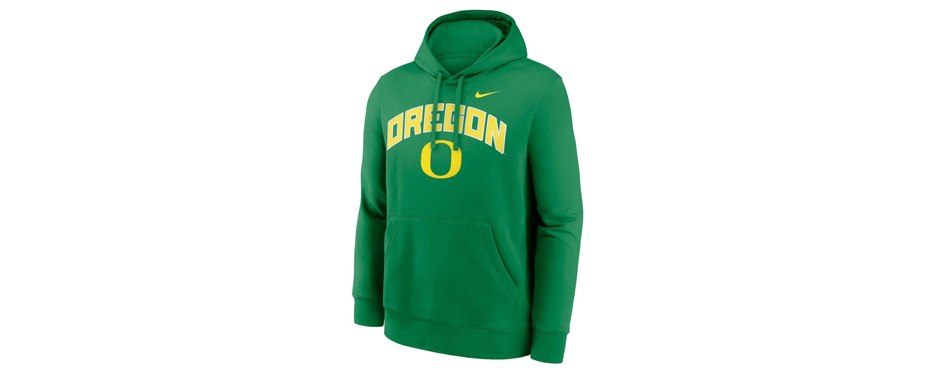 NCAA Nike Oregon Ducks Club Fleece Arch Pullover Hoodie