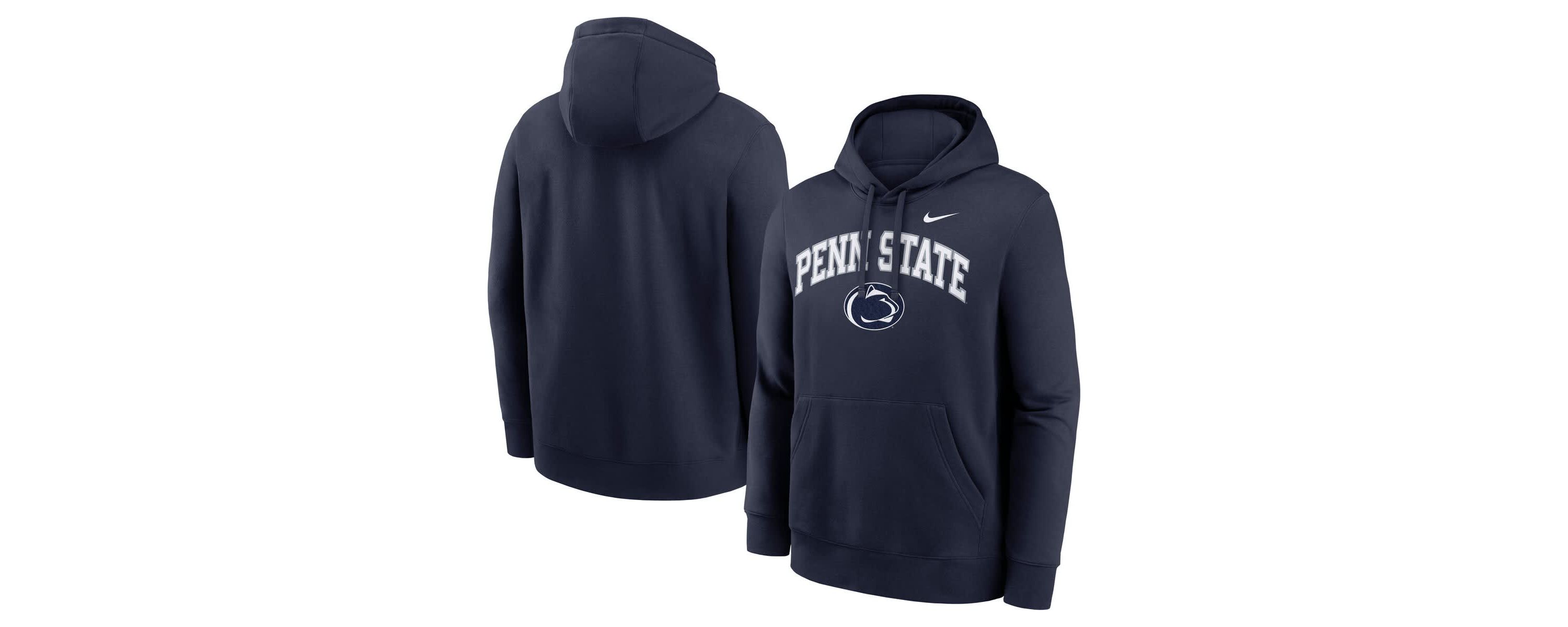 NCAA Nike Penn State Nittany Lions Club Fleece Arch Pullover Hoodie