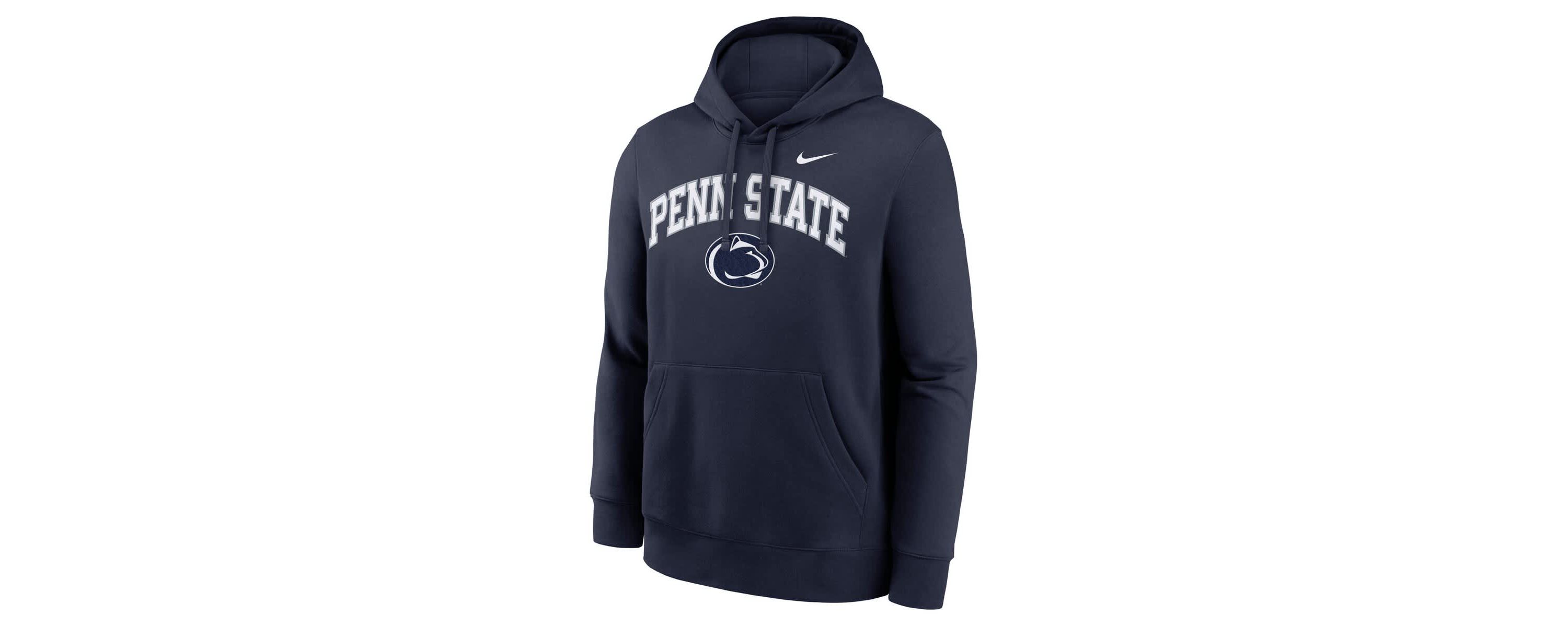 NCAA Nike Penn State Nittany Lions Club Fleece Arch Pullover Hoodie
