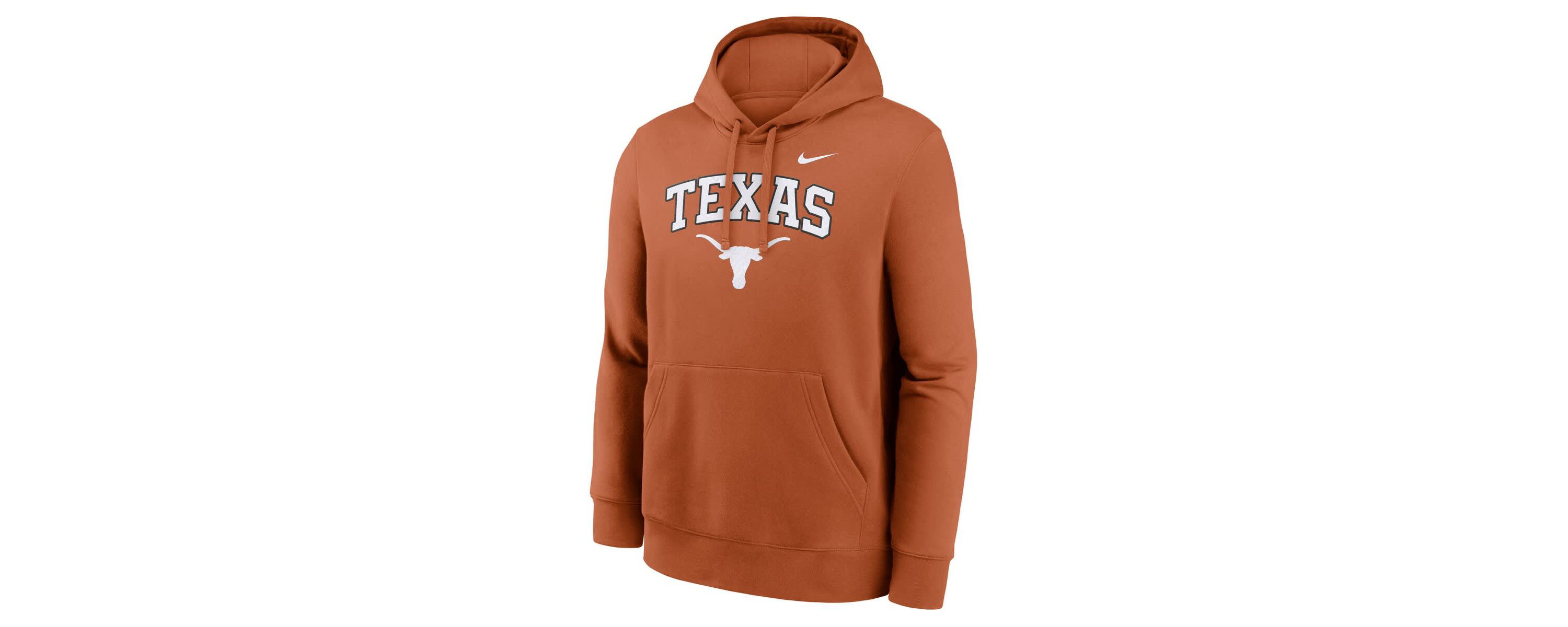 NCAA Nike Texas Texas Longhorns Club Fleece Arch Pullover Hoodie