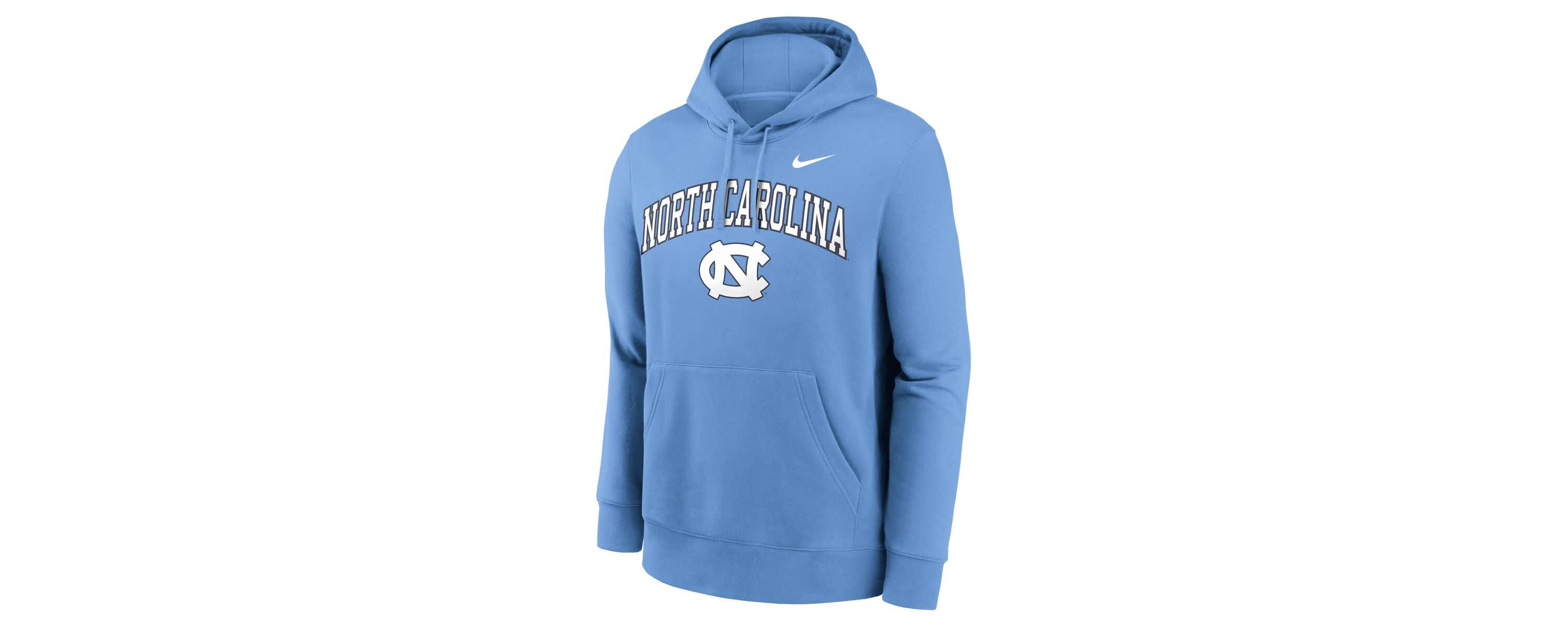 NCAA Nike Carolina North Carolina Tar Heels Club Fleece Arch Pullover Hoodie
