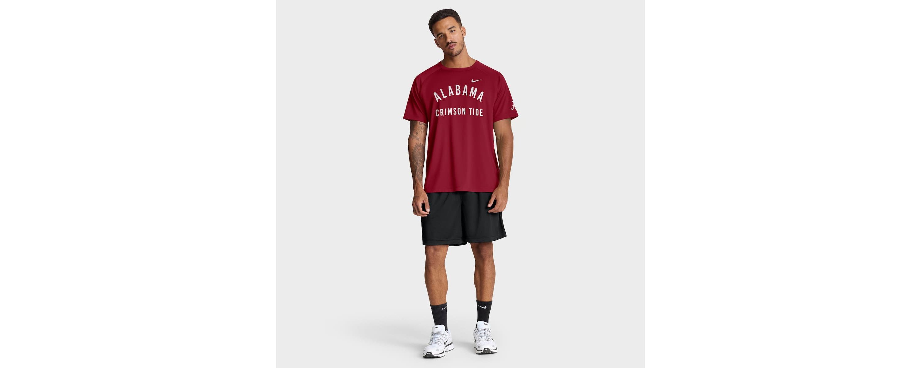 Alabama Crimson Tide NCAA Nike Alabama Tide Premium Performance Ready Raglan Dri-FIT T-Shirt