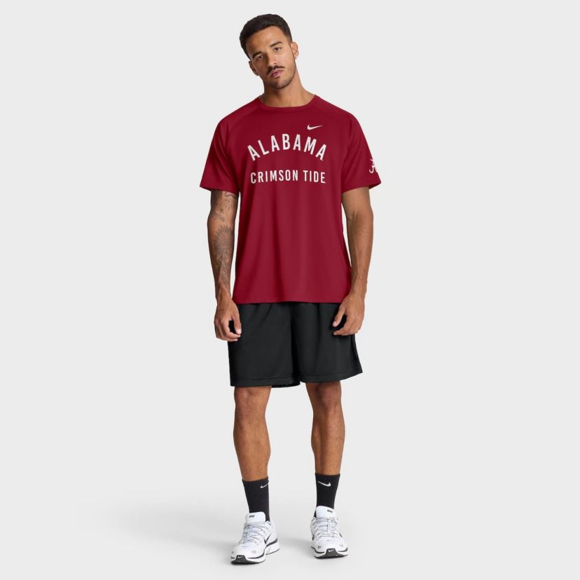 Alabama Crimson Tide NCAA Nike Alabama Tide Premium Performance Ready Raglan Dri-FIT T-Shirt