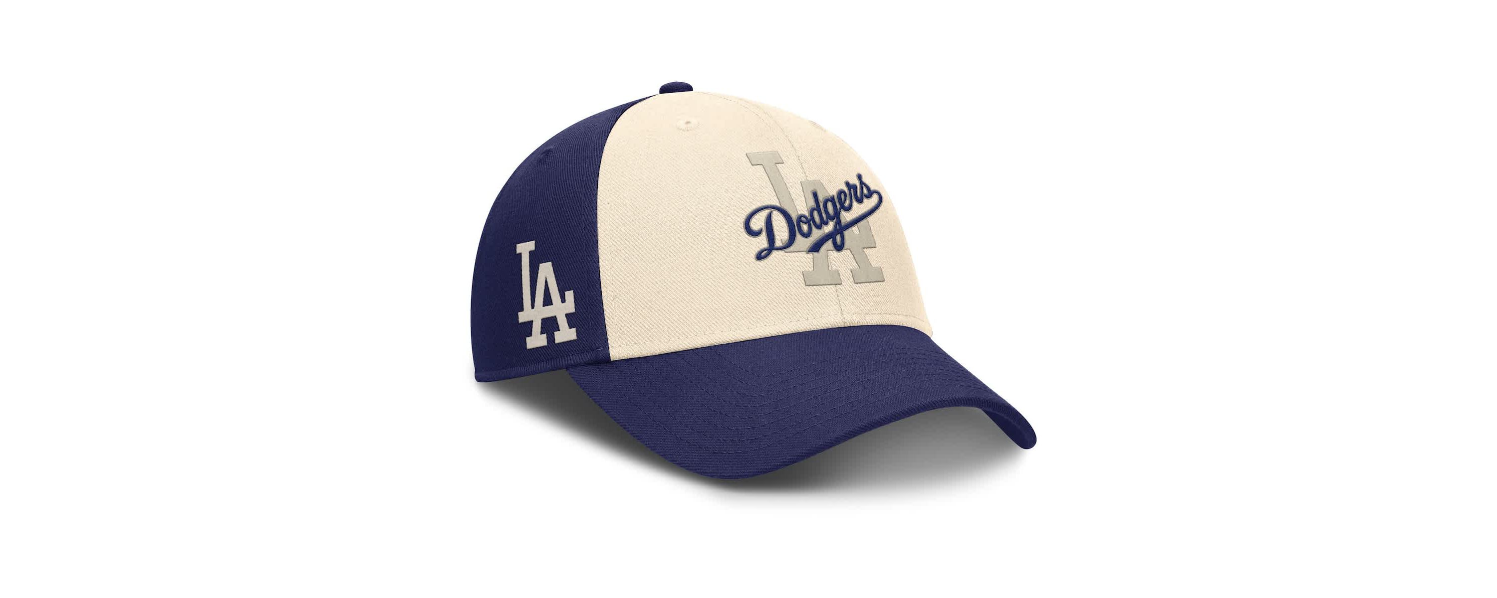 MLB Nike Royal/Natural Los Angeles Dodgers Statement Club Performance Adjustable Hat