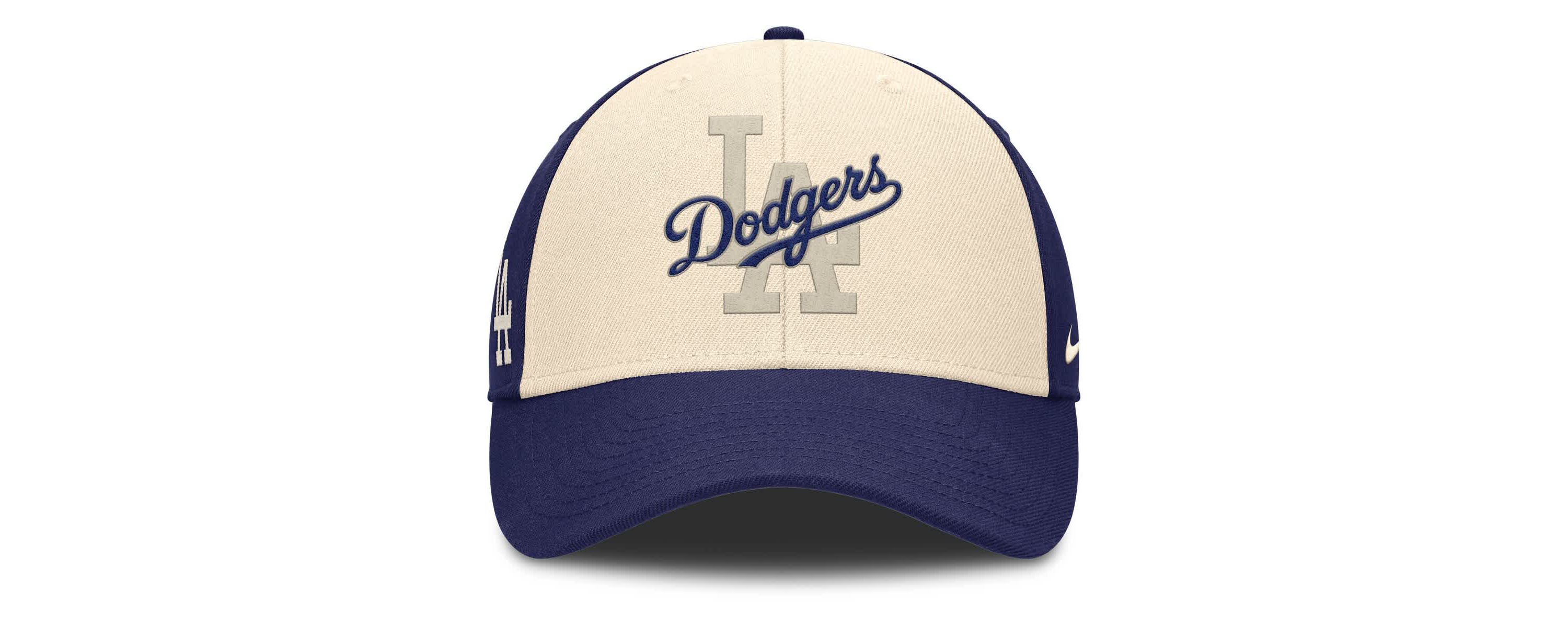 MLB Nike Royal/Natural Los Angeles Dodgers Statement Club Performance Adjustable Hat