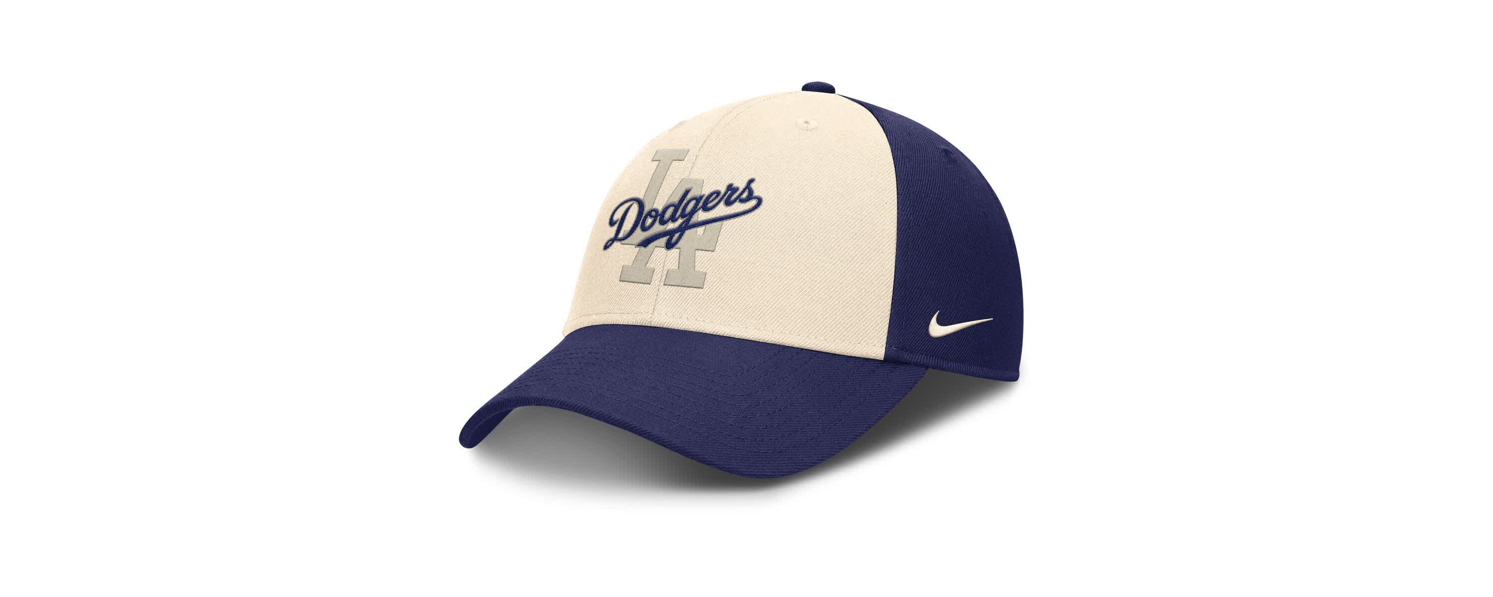 MLB Nike Royal/Natural Los Angeles Dodgers Statement Club Performance Adjustable Hat