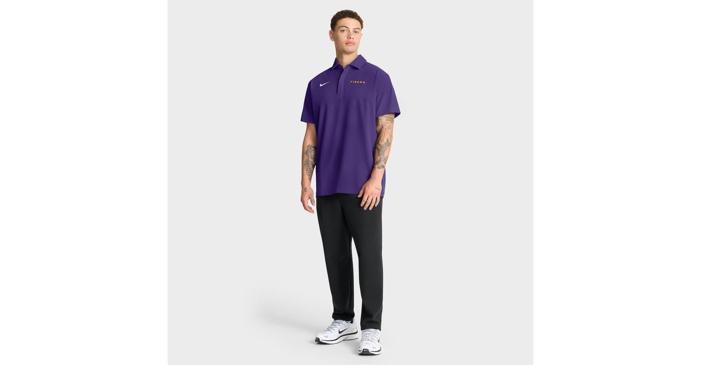 NCAA Nike LSU Tigers 2025 Coaches Sideline Polo