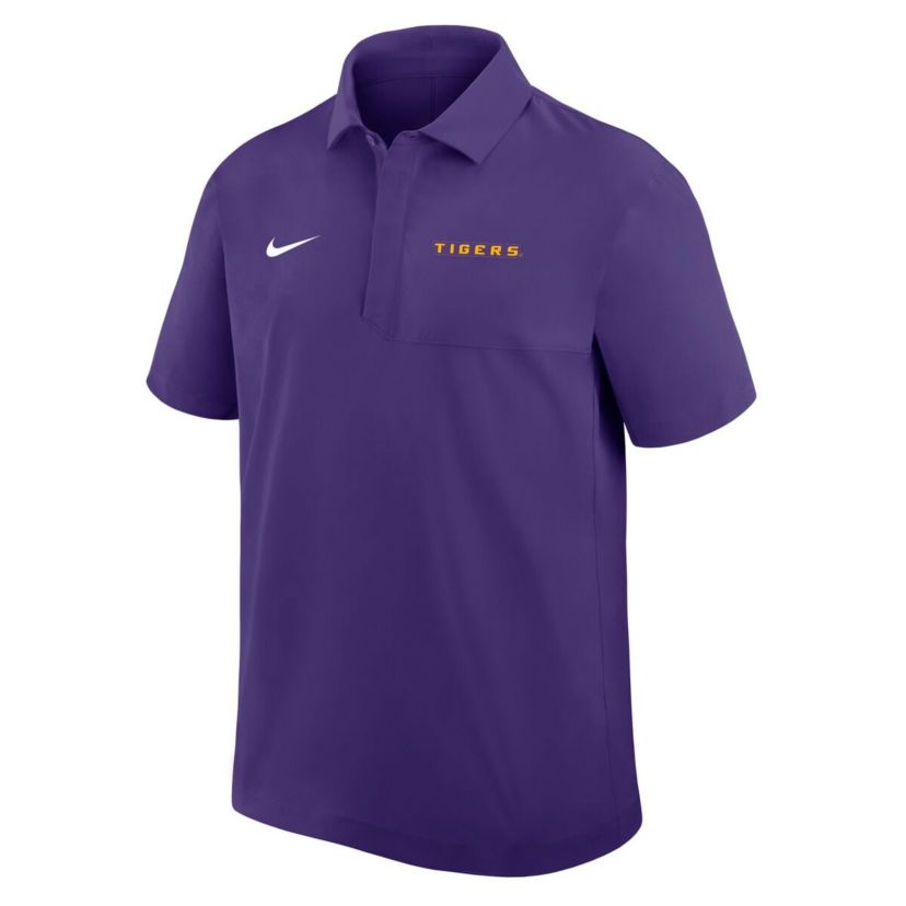 NCAA Nike LSU Tigers 2025 Coaches Sideline Polo