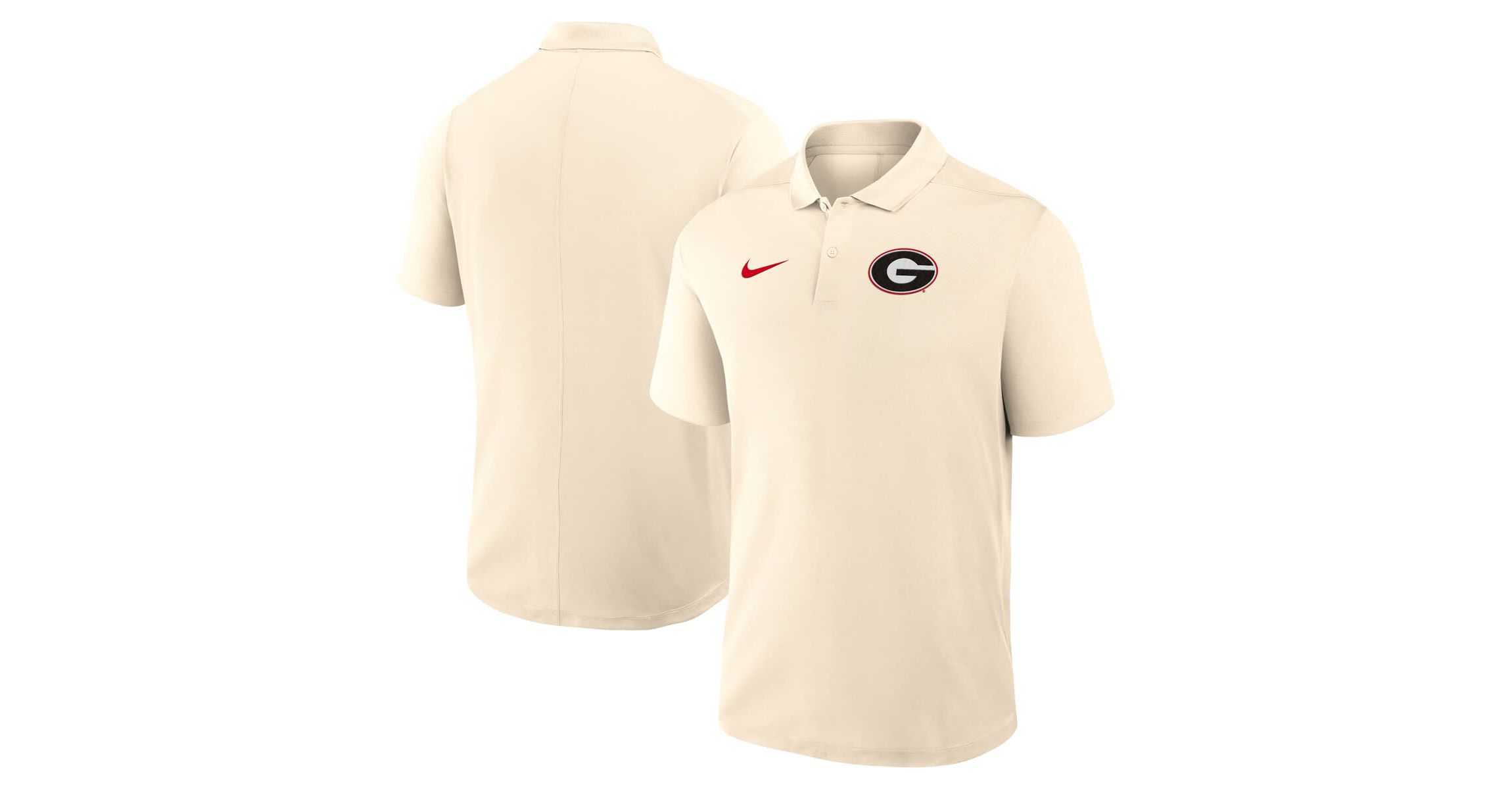 NCAA Nike Georgia Bulldogs Primary Logo Victory Performance Polo