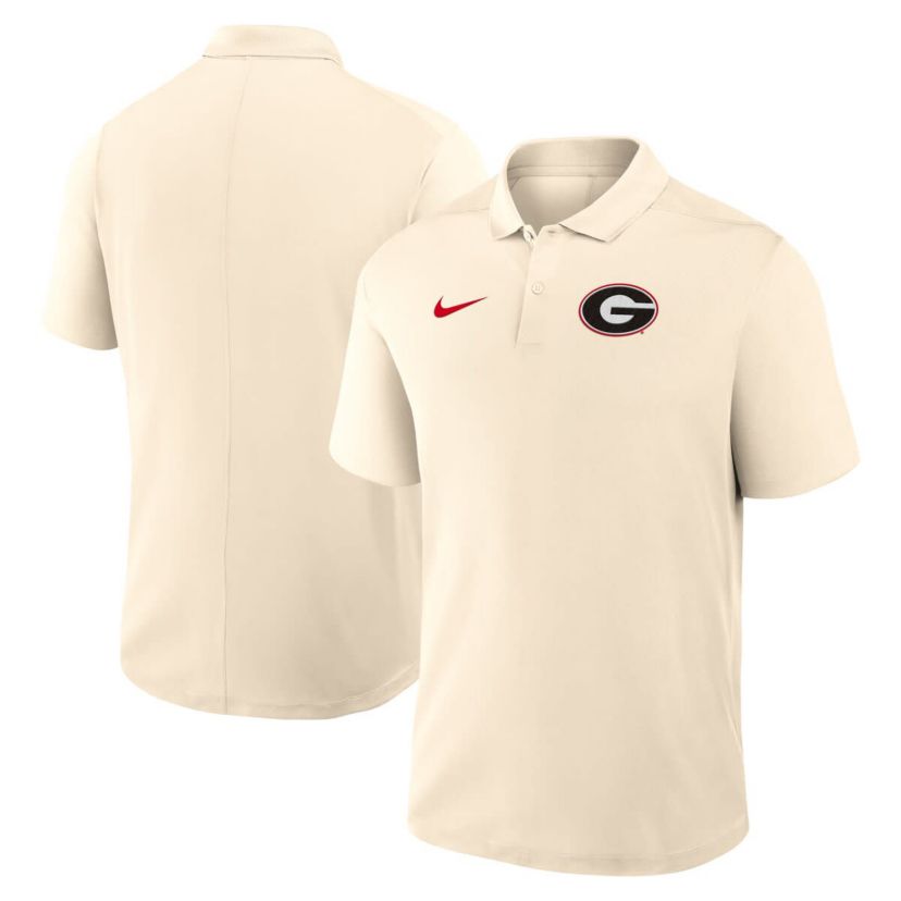 NCAA Nike Georgia Bulldogs Primary Logo Victory Performance Polo