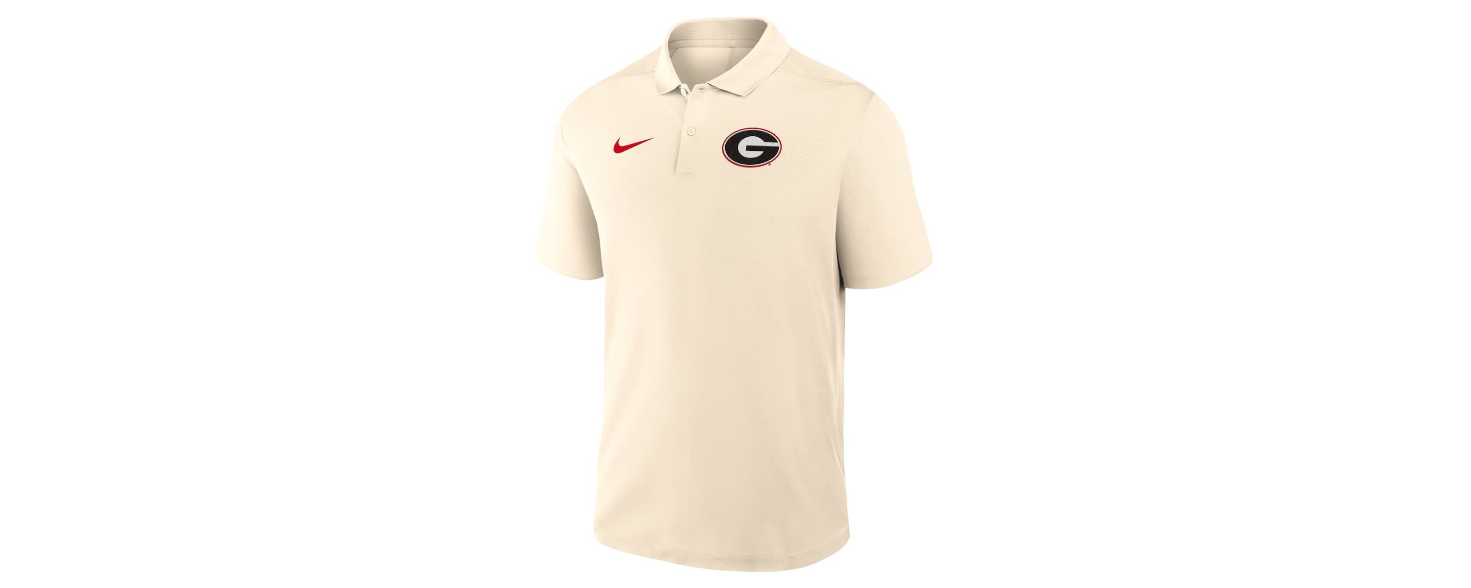 NCAA Nike Georgia Bulldogs Primary Logo Victory Performance Polo