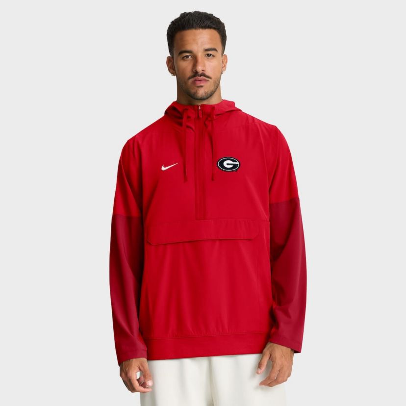 NCAA Nike Georgia Bulldogs Anorak Half-Zip Hoodie Jacket