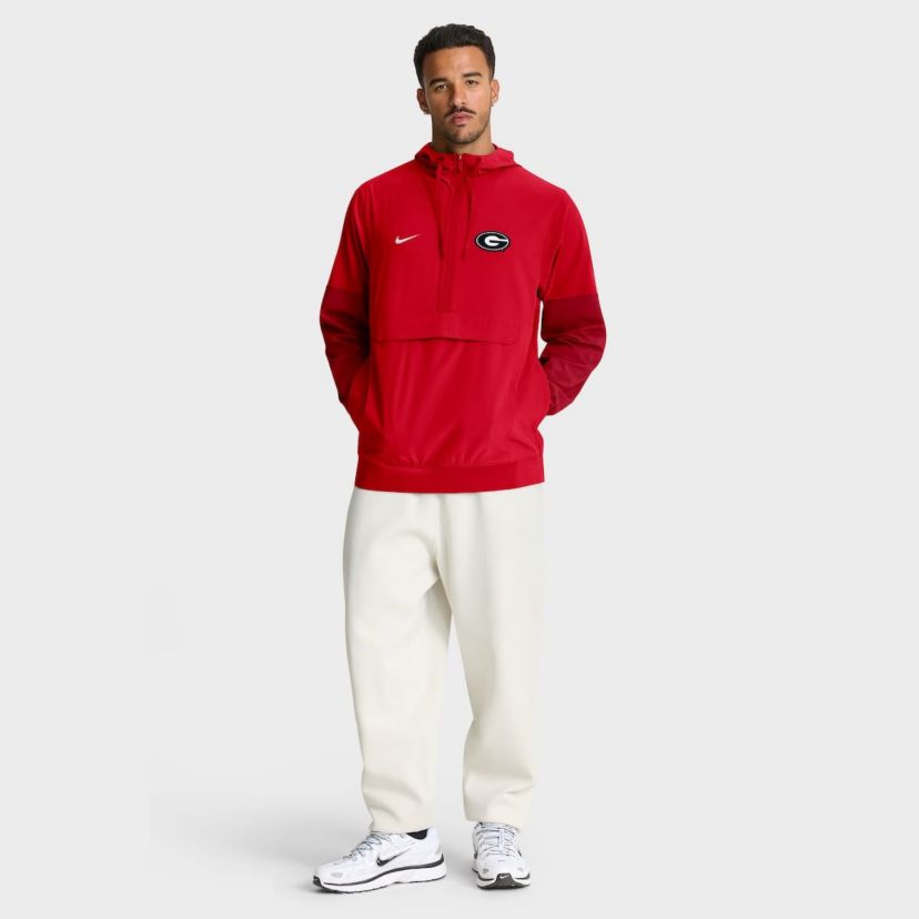 NCAA Nike Georgia Bulldogs Anorak Half-Zip Hoodie Jacket