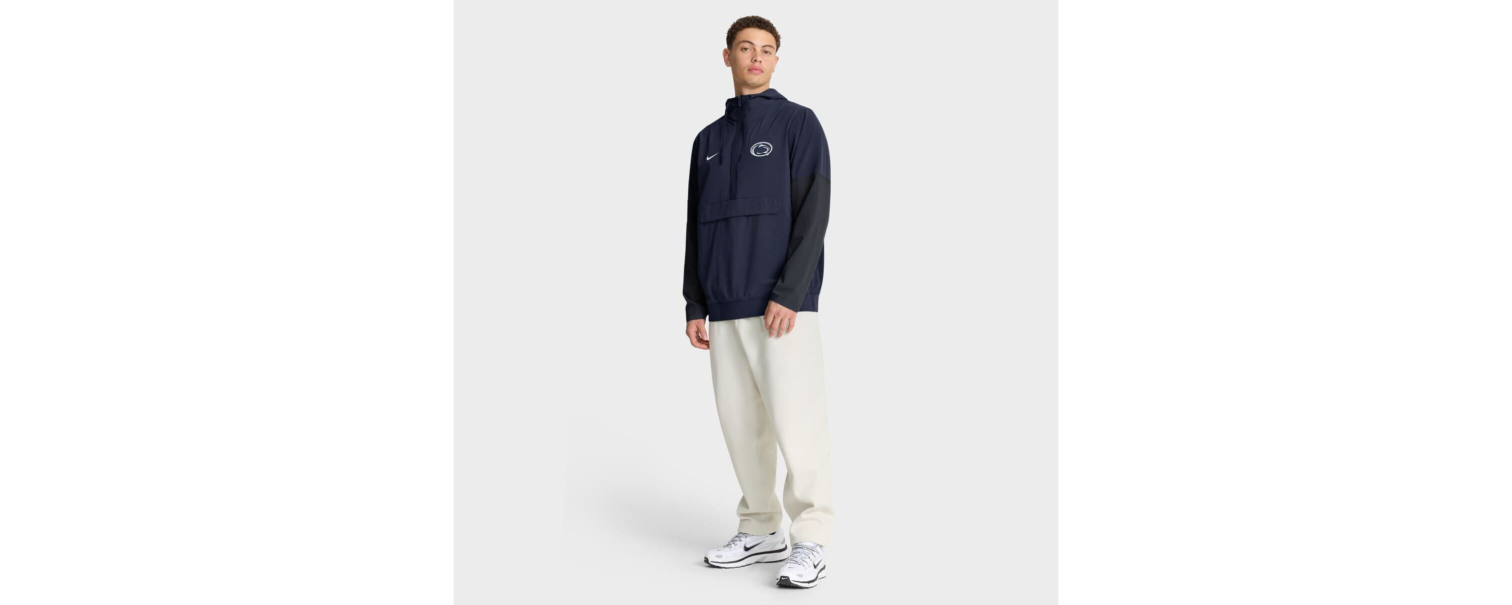 NCAA Nike Penn State Nittany Lions Anorak Half-Zip Hoodie Jacket