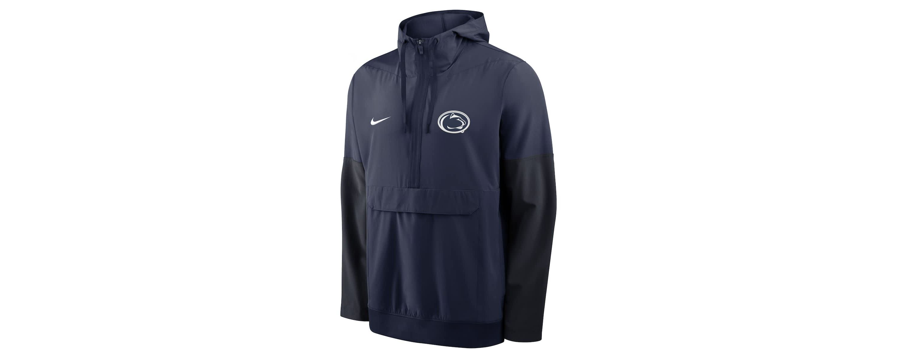 NCAA Nike Penn State Nittany Lions Anorak Half-Zip Hoodie Jacket
