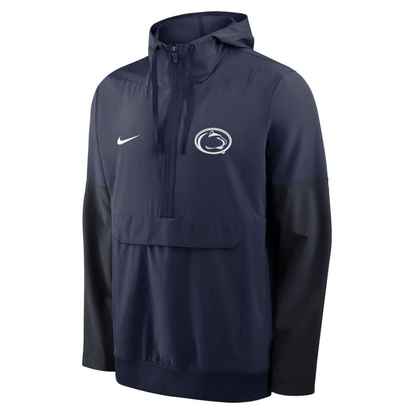 NCAA Nike Penn State Nittany Lions Anorak Half-Zip Hoodie Jacket