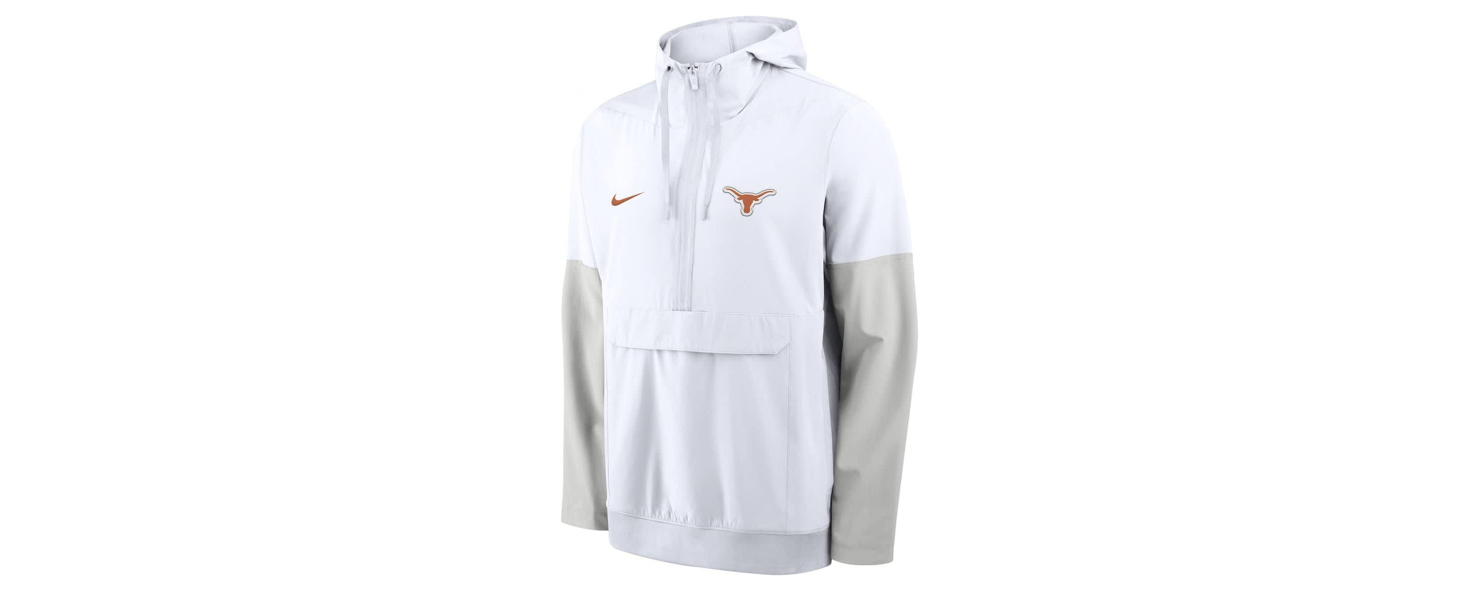 NCAA Nike Texas Longhorns Anorak Half-Zip Hoodie Jacket