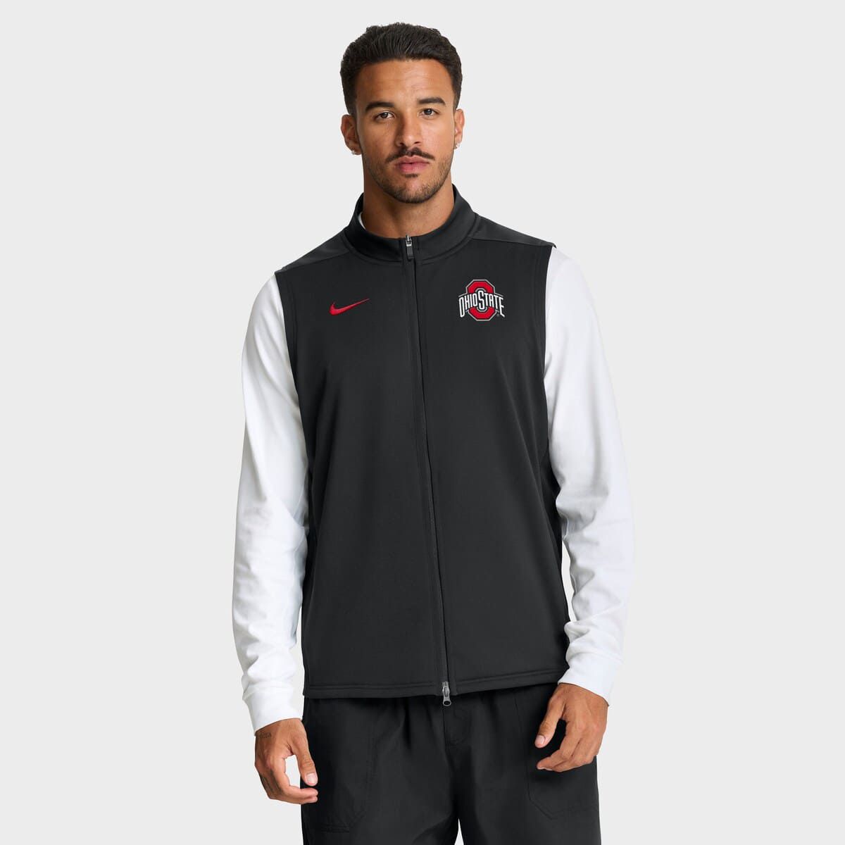 NCAA Nike Ohio State Buckeyes Primetime Victory Performance Full-Zip Vest