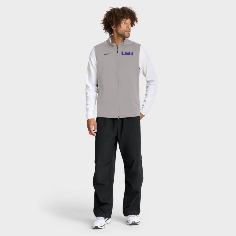 NCAA Nike LSU Tigers Primetime Victory Performance Full-Zip Vest