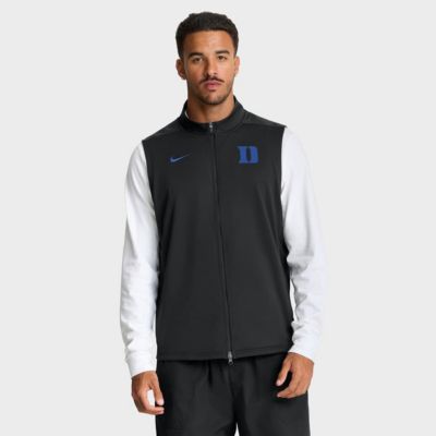 Men's Duke Blue Devils NCAA Nike Duke Devils Primetime Victory Performance Full-Zip Vest