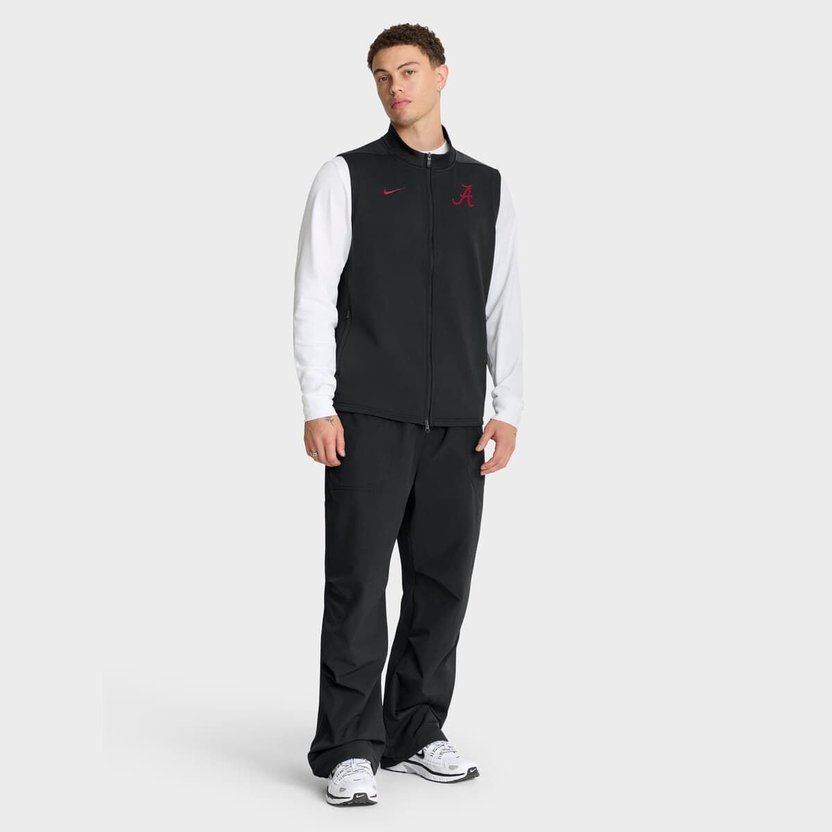 Alabama Crimson Tide NCAA Nike Alabama Tide Primetime Victory Performance Full-Zip Vest