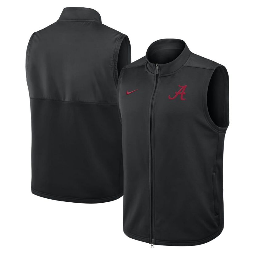 Alabama Crimson Tide NCAA Nike Alabama Tide Primetime Victory Performance Full-Zip Vest
