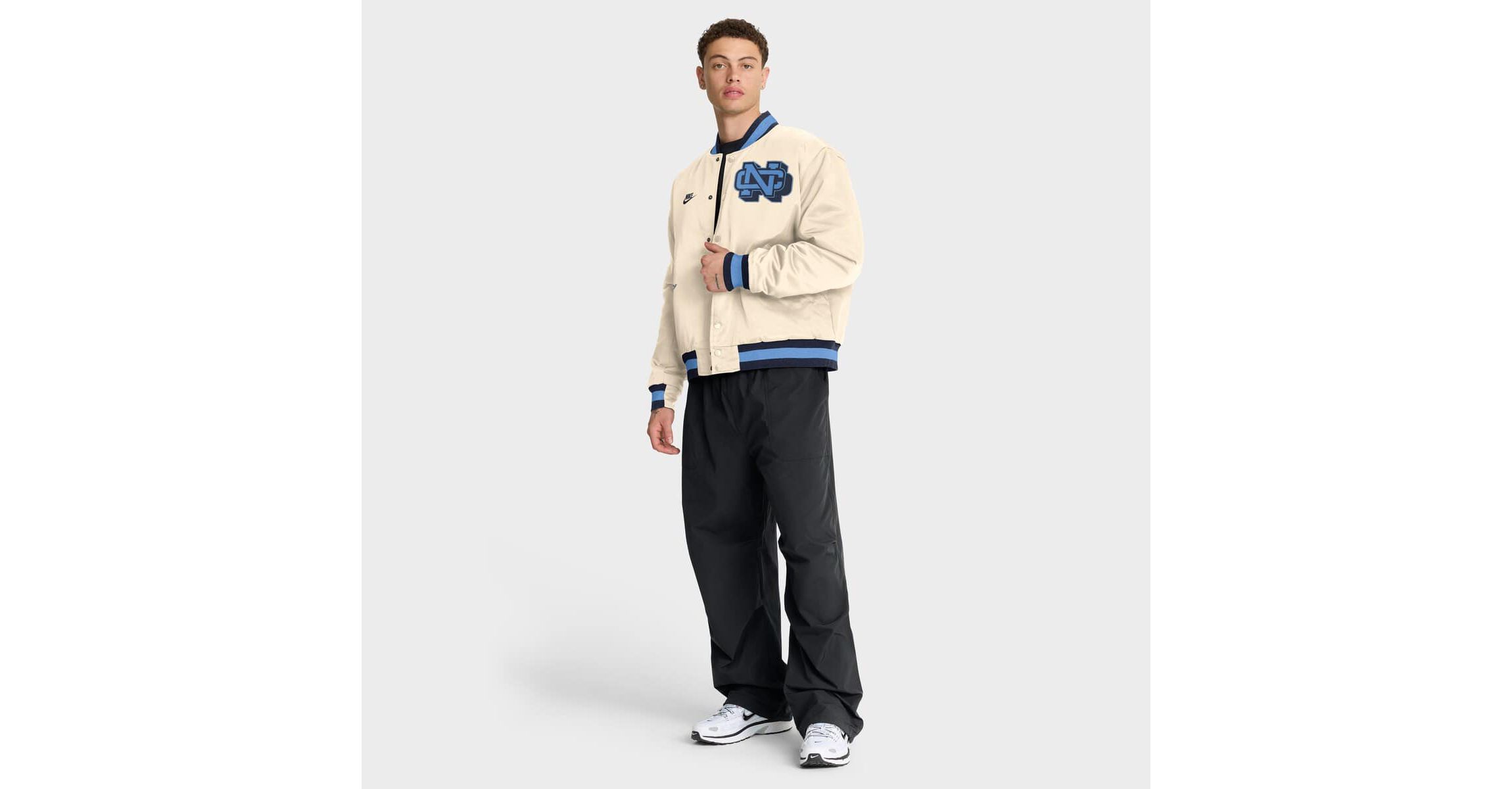 NCAA Nike North Carolina Tar Heels Legacy Full-Snap Bomber Jacket