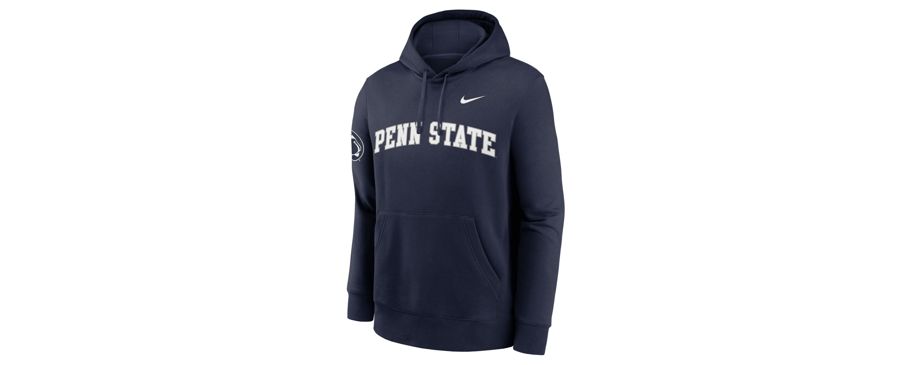 NCAA Nike Penn State Nittany Lions 2025 Sideline Club Fleece Pullover Hoodie