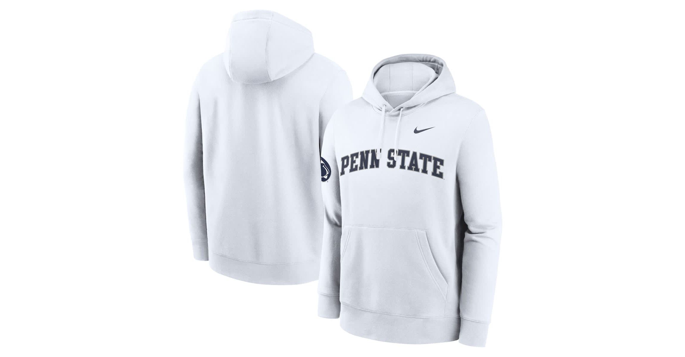 NCAA Nike Penn State Nittany Lions 2025 Sideline Club Fleece Pullover Hoodie