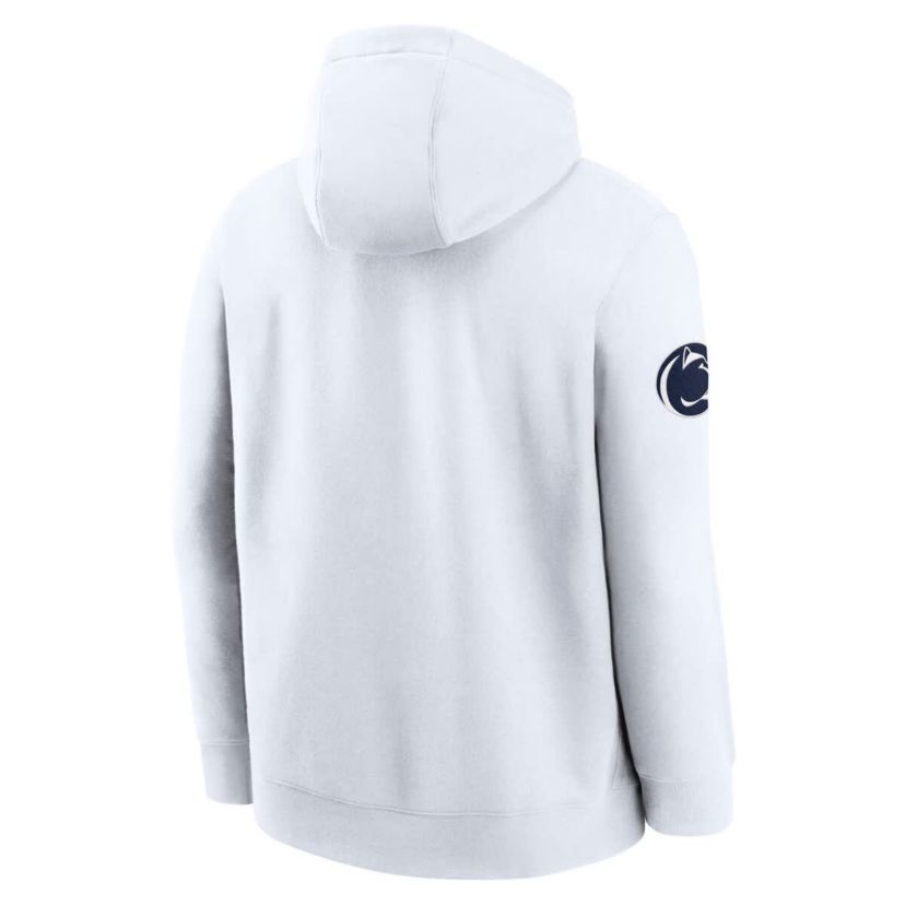 NCAA Nike Penn State Nittany Lions 2025 Sideline Club Fleece Pullover Hoodie