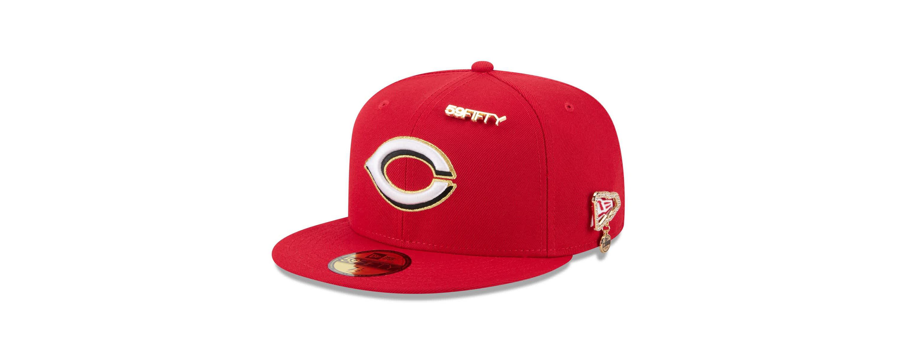 MLB Cincinnati Reds 2025 59FIFTY Day 59FIFTY Fitted Hat with Pins