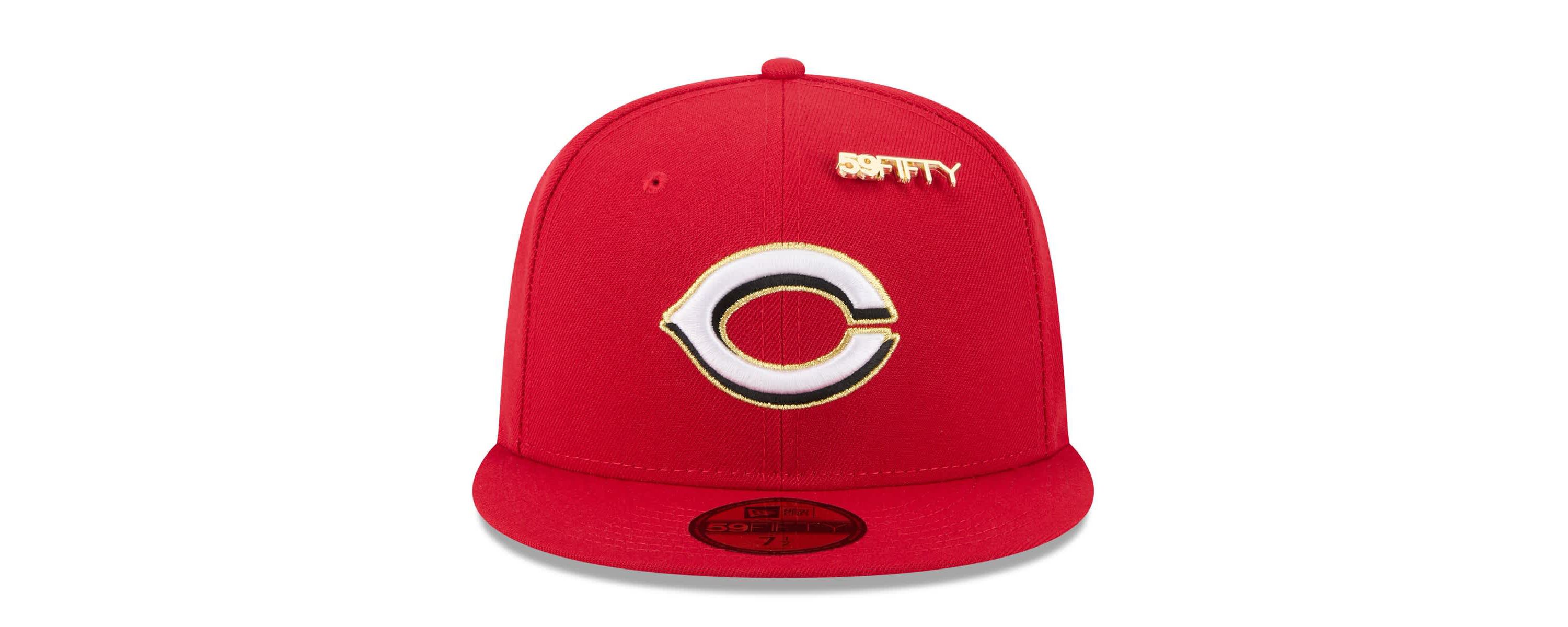 MLB Cincinnati Reds 2025 59FIFTY Day 59FIFTY Fitted Hat with Pins