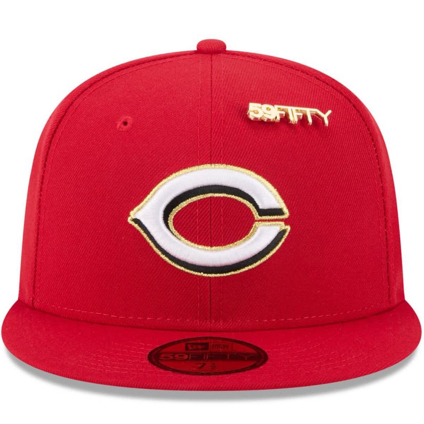 MLB Cincinnati Reds 2025 59FIFTY Day 59FIFTY Fitted Hat with Pins