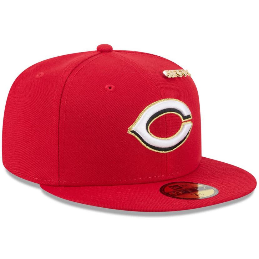 MLB Cincinnati Reds 2025 59FIFTY Day 59FIFTY Fitted Hat with Pins