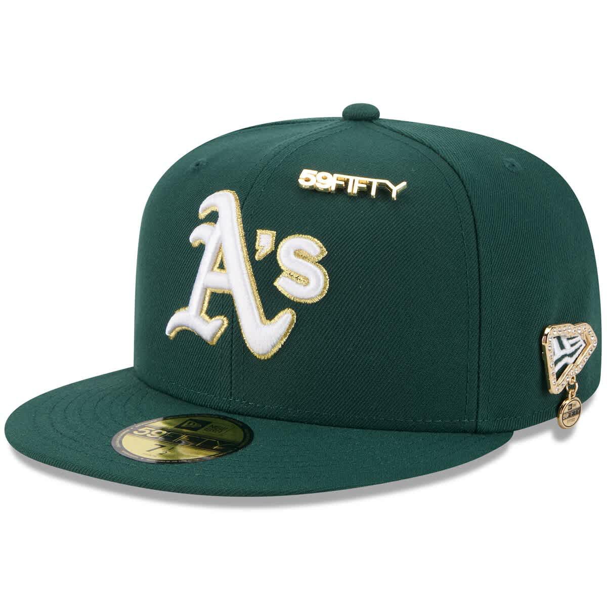Oakland Athletics MLB Dark Athletics 2025 59FIFTY Day 59FIFTY Fitted Hat with Pins