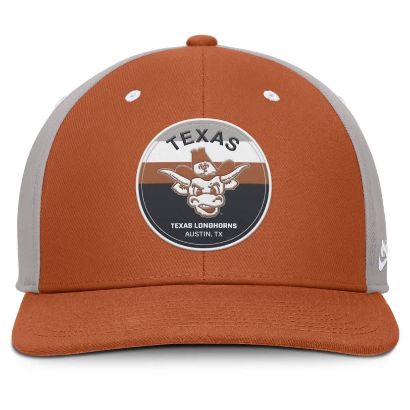 NCAA Nike Texas Orange/Gray Texas Longhorns Prep Pro Performance Snapback Hat