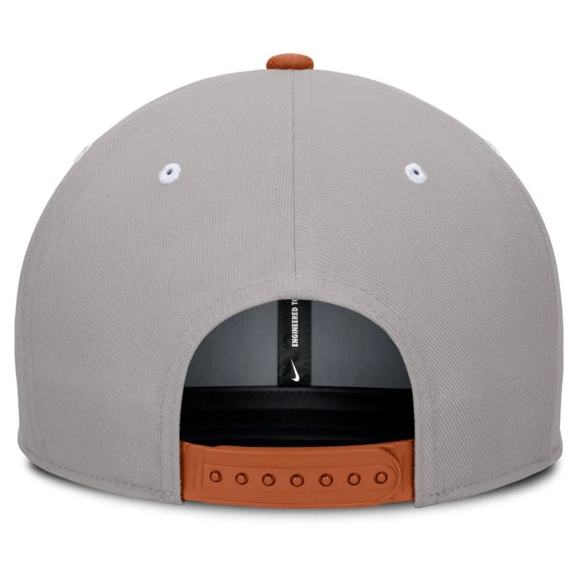 NCAA Nike Texas Orange/Gray Texas Longhorns Prep Pro Performance Snapback Hat