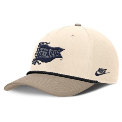 Men's NCAA Nike Penn State Nittany Lions Rise Legacy Throwback Logo Adjustable Hat, Medium